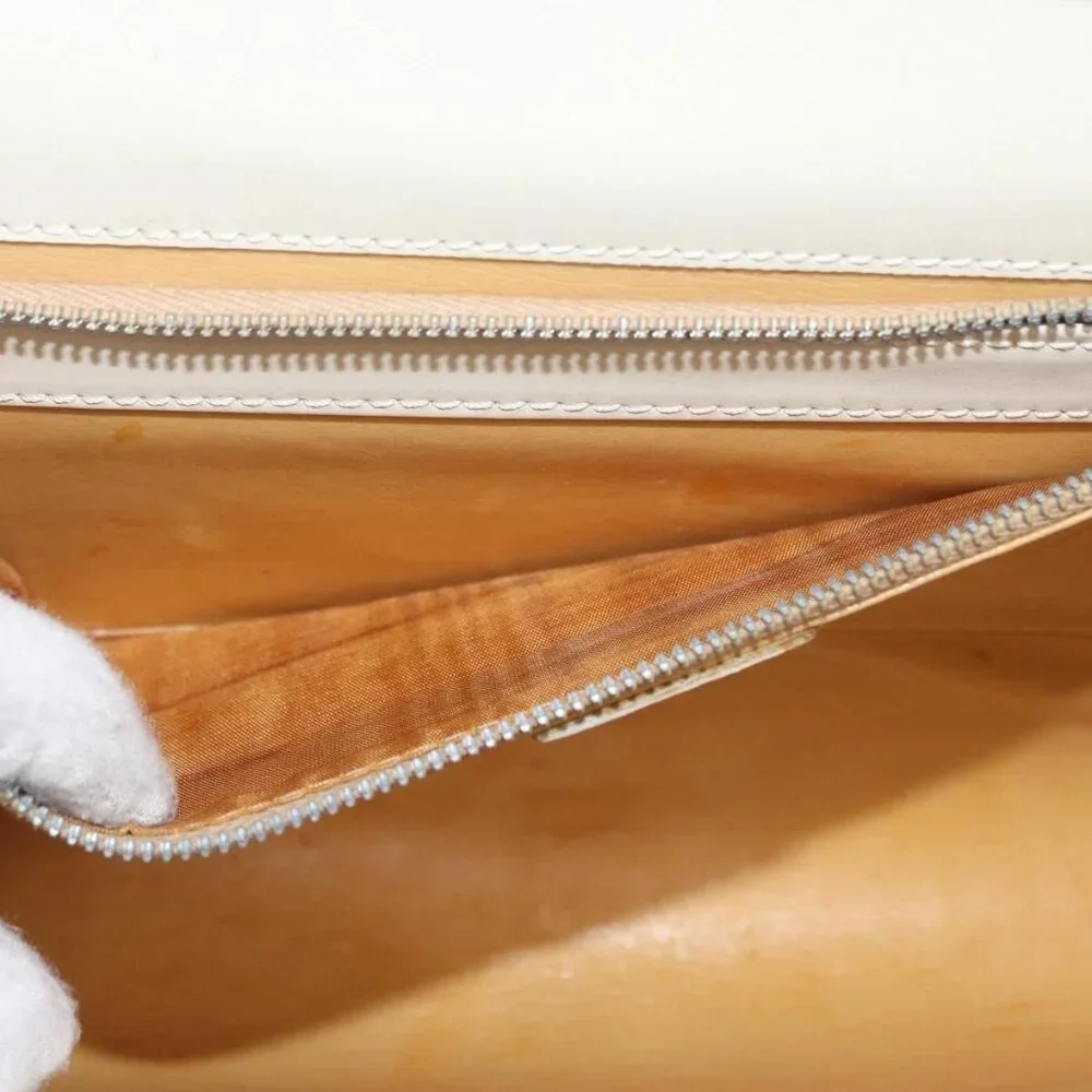 Authentic CELINE Shoulder Bag Leather Ivory Gold - Picture 3 of 16